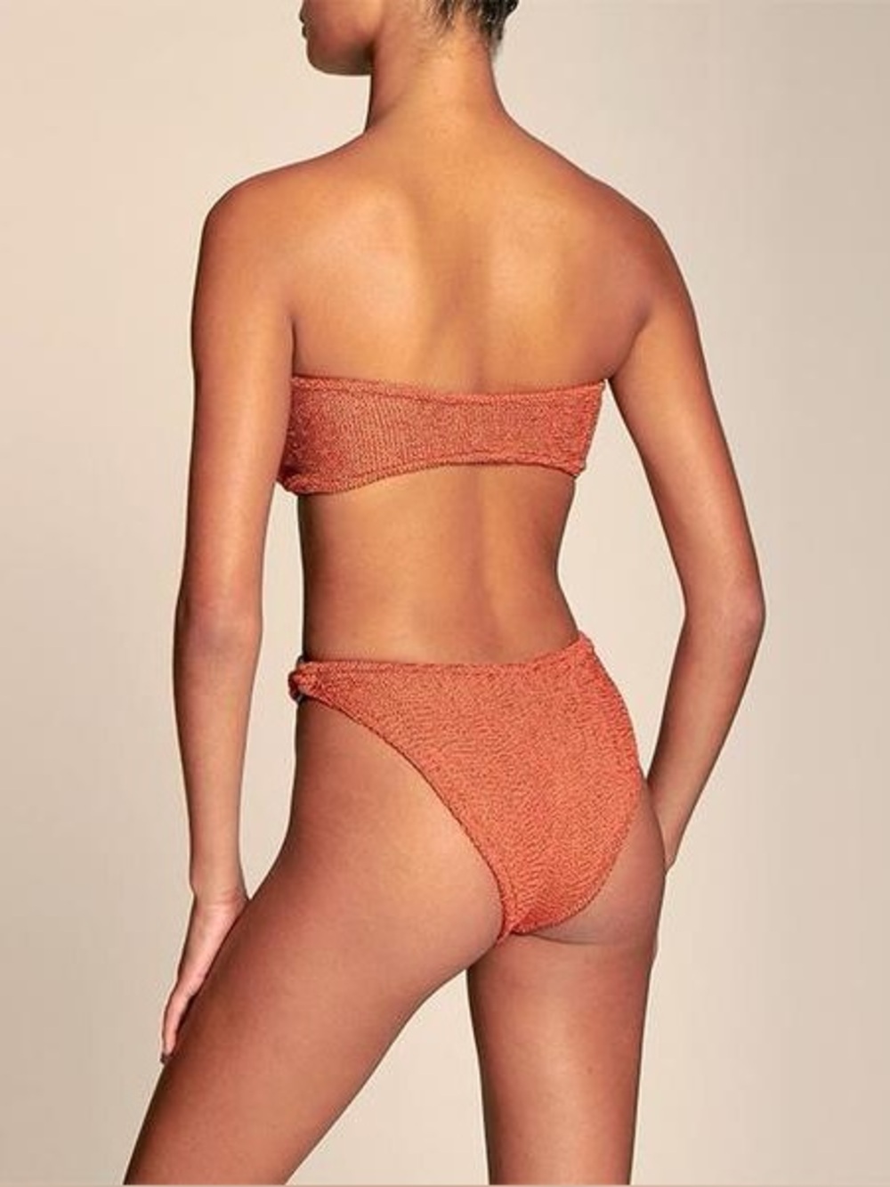 Hunza G Gloria Bikini Bottoms | Metallic - Picture 4 of 6